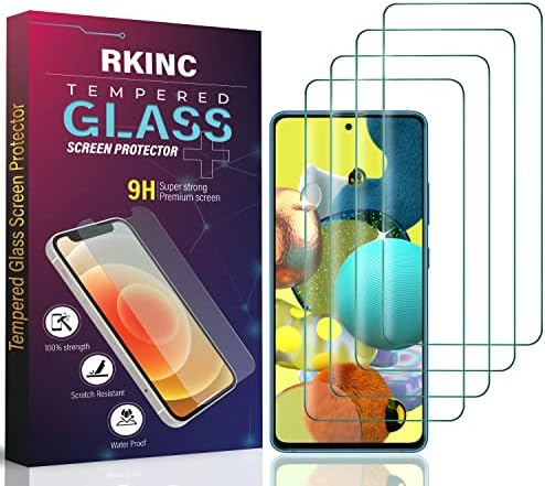 Защитно фолио RKINC [4 опаковки] за Samsung Galaxy Note 20 5G с диагонал на екрана 6,7 инча, защитен слой от закалено стъкло
