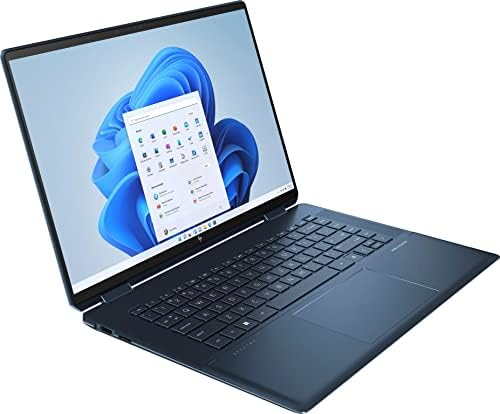 Най-новият лаптоп HP Spectre 2-в-1 | 16 UHD 3K + Сензорен екран | Intel i7-12700H 14 Ядра | 16 GB оперативна памет, 1 TB SSD памет | Wi-Fi 6e | Thunderbolt 4 | KB подсветка | Отпечатък от пръст / Стилус | Windows Pro