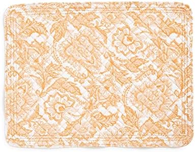 Комплект памучни женски Обратните салфетки Vera Bradley от 2 теми, Java Gold - нов дизайн Памук, Един размер