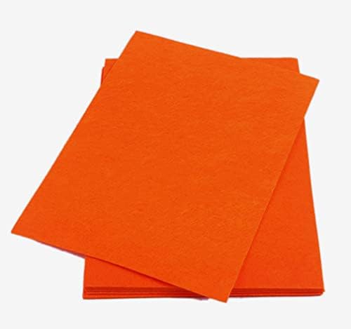 Твърди, пухкава листове YYCRAFT 9 x 12 см - опаковка от 24 бр (дебелина 1,2 мм) (оранжеви)