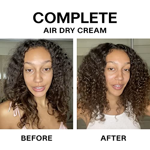 JVN Air Dry Cream, Крем за оформяне на косата No Heat Air Dry, Мек Крем за стайлинг на коса, за всички типове коса, изглажда и придава форма на косата, без сулфати (5 течни унции)