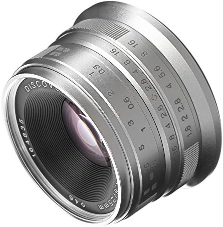 Обектив Fotga 25 мм f1.8 с ръчно фокусиране HD/MC Prime за огледално-рефлексни фотоапарати Fujifilm X Mount X-T2 X-T10 X-T20 X-T100 X-Pro1