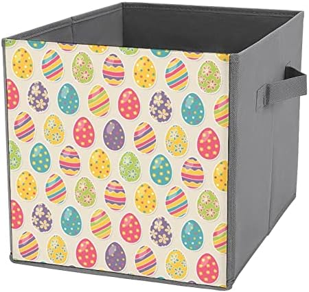 Винтажное Великденско Яйце Големи Кубчета, Кутии За Съхранение Сгъваем Платно Кутия За Съхранение на Гардероб Организаторите за Рафтове