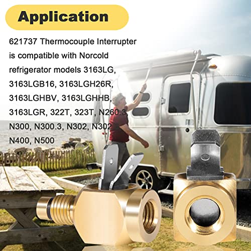 621737 Подмяна на прекъсвач термодвойка за модели хладилници Norcold 323/322/N260/N300/N400/N500/3163 (2 бр.)