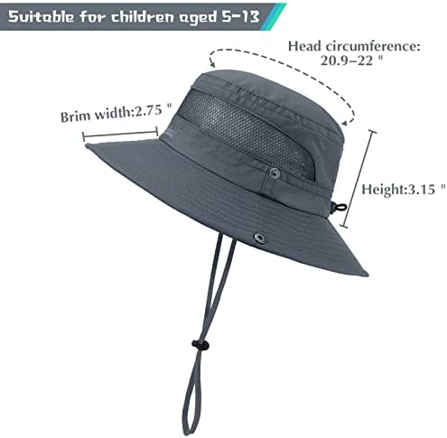 Детска Солнцезащитная шапка за Момичета И Момчета, Градинска Дишаща Солнцезащитная Шапка UPF 50 + и е С Широка Периферия, Лятна Плажна Панама