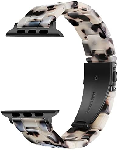 NYENEIL е Съвместим с каишка на Apple Watch 38 мм 40 мм 41 мм 42 мм 44 мм 45 мм Ultra 49 мм, Съчетано с каишка iWatch серия SE от неръждаема стомана, 8 7 6 5 4 3 2 1 за жени и мъже