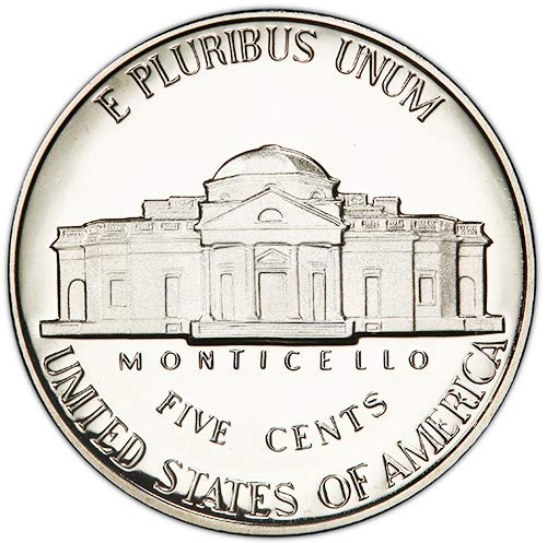 Монетен двор на САЩ, 1975 г. Proof Jefferson Nickel Choice Без лечение