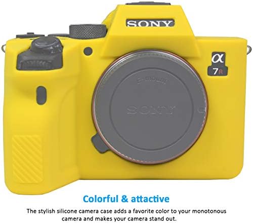 Удобен калъф за носене за фотоапарат с капак за цифров фотоапарат Sony Alpha 7R IV A7R IV A7RIV A7RM4 ILCE-7RM4, Защитен Калъф за фотоапарат от мека Силиконова гума със защита от Надра?