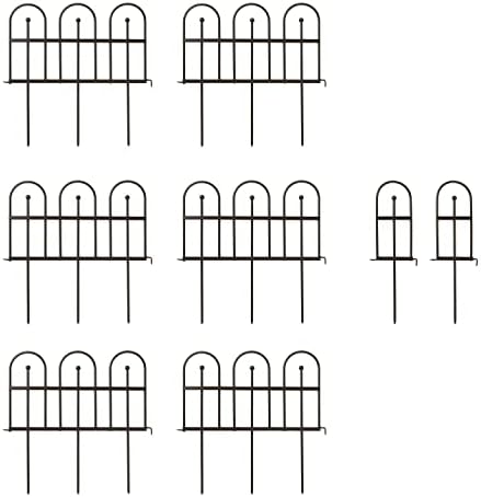 Желязна ограда за чук и огнището с кант от Ковано желязо с дължина 10 метра | За градината и Производството на цветя | Покритие от
