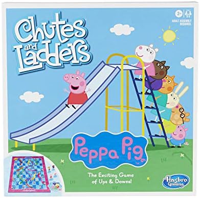 Парашути и стълби: Настолна игра Peppa Pig Издание за деца на възраст от 3 и повече години, Дошкольные игра за 2-4 играчи