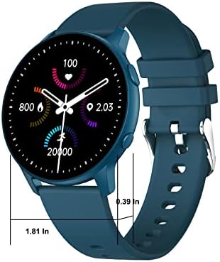 Смарт часовници YIISU, Водоустойчив Смарт часовници Ip68 за спорт с Пълен Сензорен Цветен екран, Крачкомер на Сърдечния