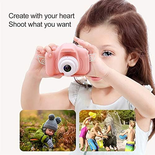 Детска помещение LUCKYMO, Симпатичен фотоапарат с карта памет от 16 GB, 1300 W Пиксела, Снимки, видео режим, на Екрана