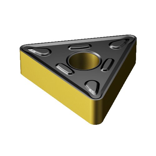 Плоча е sandvik Coromant TNMG 666-HM 4335 T-Max P за точения, Твердосплавная, Триъгълни, Неутрален изсечени, Марка 4335, Ti (C, N) + Al2O3 + TiN, технологията на нанасяне на покритие Inveio (опаковка