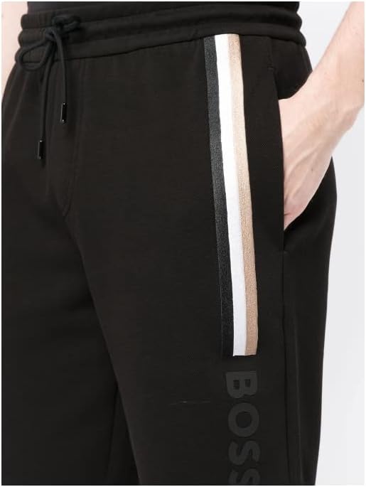 Трикотажни панталони Hugo Boss от Джърси за почивка-Lamson 94 10242864 1 01 XL Черен