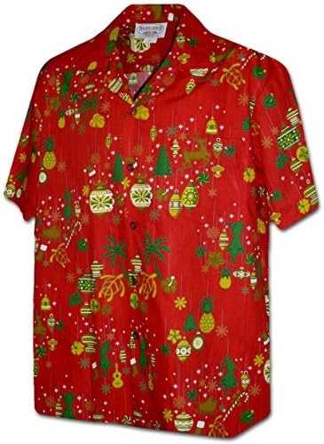 Мъжка риза Aloha С Гавайскими Коледна Украса