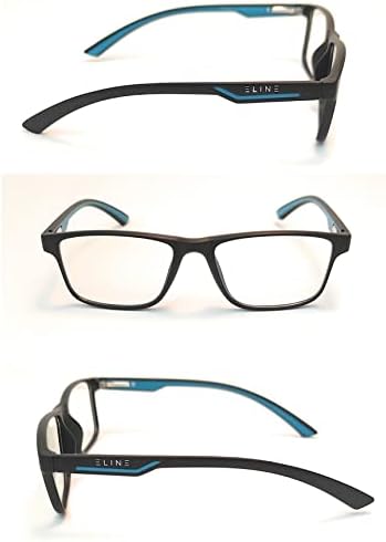 ELINE | Ежедневни слънчеви очила, блокер синя светлина | Намаляват натоварването на очите и подобрява съня | Очила за компютри и игри