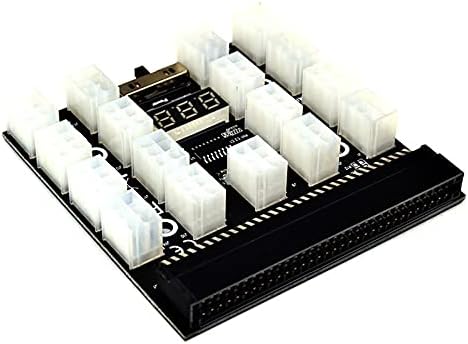 Съединители 1 бр. Такса адаптер за захранване PCI-E 17 6pin Такса адаптер с висока мощност 12 В Графична карта po Максимална подкрепа