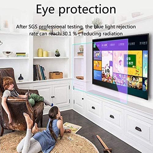 ALGWXQ Защитно фолио за екрана на телевизора е с диагонал 32-75 инча, антибликовая/срещу синя светлина/Пылезащитная Филтър