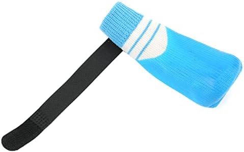 Комплект от 4 Гумени чорапи за защита на кучешки лапи Алфи Пет - Nailah - Цвят: Синьо Размер: Среден