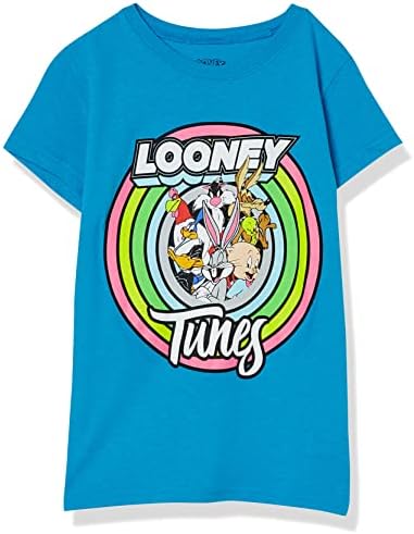 Тениска с къс ръкав с логото на Looney Tunes-Bugs, Daffy, Туити-За момичета 4-16 години