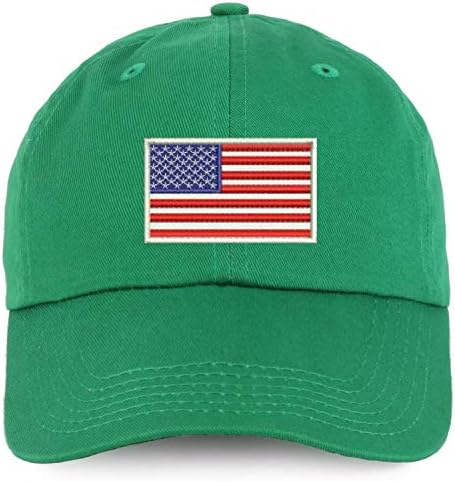 Моден Магазин за Дрехи, Младост бейзболна шапка с Бял Американския Флаг От Неструктурированного Памук