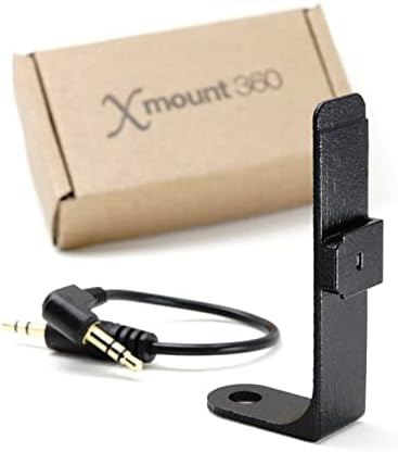 Xmount360 | Адаптер за прикрепване на невидим микрофон за Insta360 X3 и микрофон DJI с 3,5-мм стереокабелем за професионално