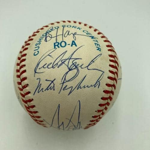 1991 Отбор Шампиони на Световните серии Minnesota Twins Подписа договор с JSA COA по бейзбол - Бейзболни топки с автографи