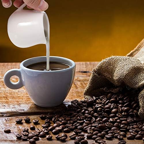 2 елемента Керамични Сметана Кафе Млечна Сметана Кана с Дръжка Кафе Сироп Сървър За Потапяне Купи за Кухни