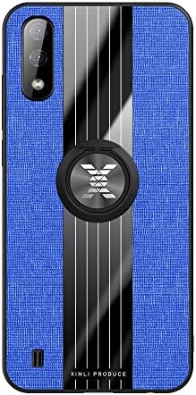 Защитно кобур, съвместима с калъф Samsung Galaxy А01, с магнитна поставка на 360 °, Мултифункционален калъф от текстурирани