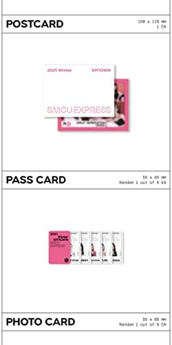 ЗИМНА SMTOWN 2021: Съдържанието на албума SMCU EXPRESS + Плакат в опаковка + Запечатани песен (гърлс GENERATION-OH!GG)