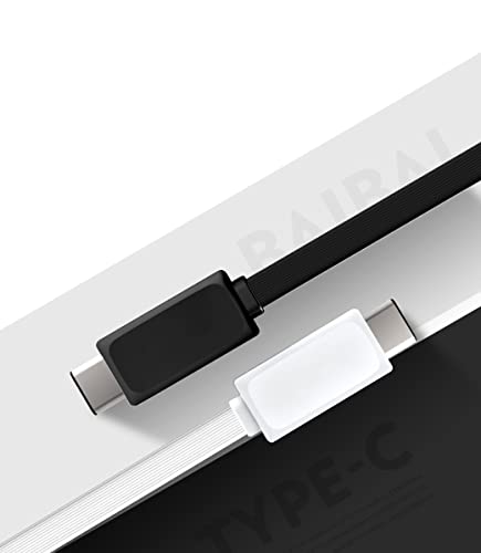 Плосък кабел USB-C за бързо хранене, съвместим с Samsung Galaxy Tab S5e, Galaxy Tab S6 с поддръжка на USB 3.0 с гигабайтной
