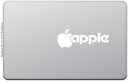 Kindstore MacBook Air / Pro Стикер за MacBook Стикер с класически текст, лого на Apple Класически текст M553-W