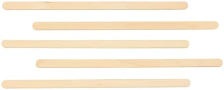 Amkoskr 1000 бр. за Еднократна употреба Дървени Пръчици За Разбъркване на Кафе, Бъркалки, Индивидуално Опаковани в Хартия, Бъркалки