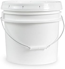 Бяло кофа с обем 3.5 литра с капак - Трайно 90-миллиметровое Универсална кофа - Хранително - Не съдържа пластмаса BPA (опаковка от