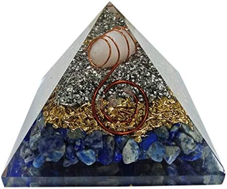Пирамида На Оргона Голям Кристали, Лазурит Генератор На Енергия, Защита От Електромагнитни Смущения Медитация За Изцеление