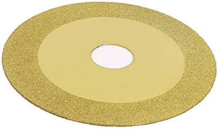 X-DREE Стъклени плочки Керамични Шлайфане кръг на Кръгла форма За полиране 4 Външен диаметър (Disco para muelas abrasivas pulidoras de cerámica redondas de cerámica de vidrio de 4' 'de diámetro exterior