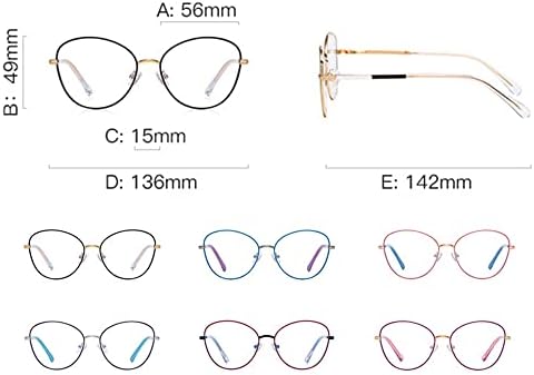 Очила за четене в Овална метална Рамка RESVIO за женските Модни Считывателей с Пружинным тръба на шарнирна Връзка, Ръчно изработени Лилав цвят