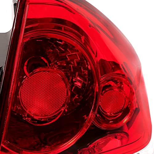 Задна светлина KUAFU Десен с крушка е Съвместим с 2006-2013 Chevrolet Impala 2014- Chevrolet Impala Limited Подмяна на задния