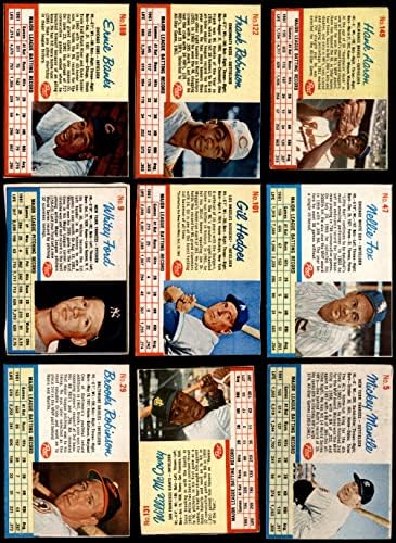 Пълен комплект за бейзбол 1962 година на издаване (Baseball Set) VG/EX