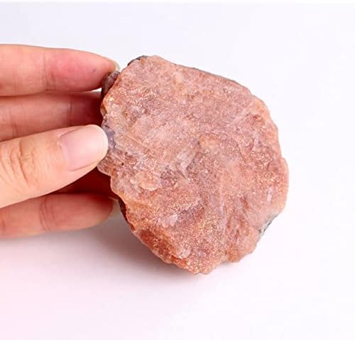 QIAONNAI ZD1226 1БР 30-400 г Натурален Суров слънчев камък Минерали Кварц Злато Bright Crystal Неправилна форма Непреработена