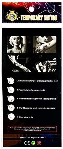ПП ТАТУИРОВКА на 1 Лист Религия Християнски Кръст, Символ на Исус Временни Татуировки Етикети Водоустойчив Татуировка на Ръката на Стикер