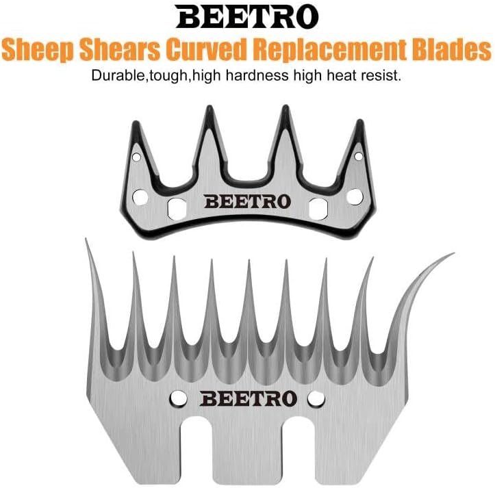 Сменяеми ножове на ножици за стригане на овце BEETRO, професионални ножове за стригане на овце, альпак, кози и много други