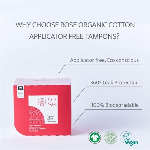Тампони от памук, без апликатор, сертифицирани ROSE, с по-добра попиваща способност | Патентната система, Защитен воал Cotton Lock