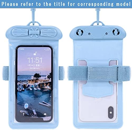 Калъф за телефон Vaxson, Съвместим с водоустойчив калъф Huawei Honor Magic 4 Lite Dry Bag [Без защитно фолио за екрана] Син