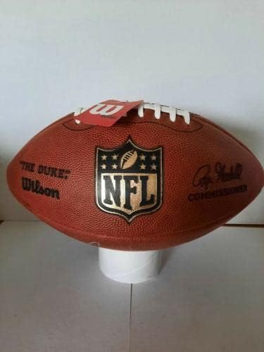 Автограф Карсона Сватба, Подписан футболни фенове на NFL Уилсън Дюком - Футболни топки с автографи