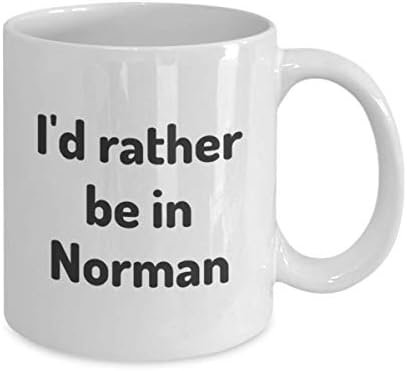 Аз бих Предпочел Да Нормандской Чаена Чаша Подарък Пътник Колега, Приятел, Подарък Чаша за пътуване в Оклахома