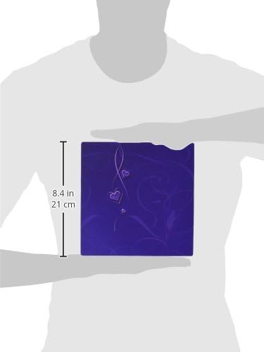 Подложка за мишка 3Drose LLC 8 X 8 X 0,25 инча, Елегантен дизайн във формата на висящи сърцата на грозде лозата, Тъмно лилаво (Mp_108521_1)