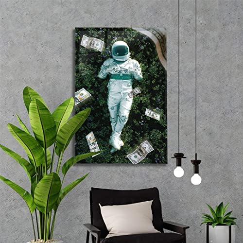Модерна стенни живопис серия Astronaut в рамка от акрил, стъкло EGD - Акрилна стенни живопис - Художествена работа, за печат