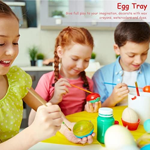 Toyvian Детски Играчки Пластмасови Великденски Яйца и Пластмасови Фалшиви Яйца Великденски Яйца-Изненада наполняемые Великденски Яйца Раскрашиваемые