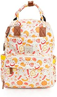 Чанта за памперси Goo Goo Goods | Дизайнерска чанта за памперси за закуска | Пътен раница за родители | Многофункционална раница за бременни